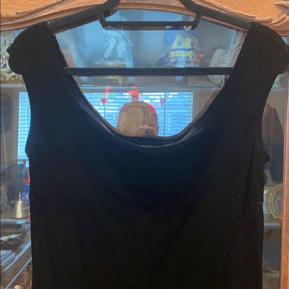 VINTAGE 90’s Velvet Little Black Dress by GUESS - Picture 2 of 6